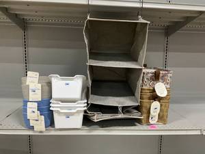 lot 451 image: LOT OF 15 Storage Organizers