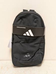 lot 41 image: NEW ADIDAS SLING CROSSBODY BAG BLACK