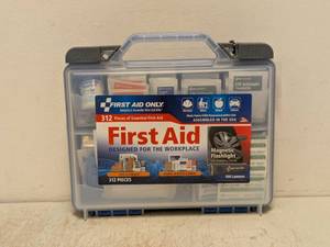 lot 42 image: NEW FIRST AID ONLY FIRST AID KIT 312PC