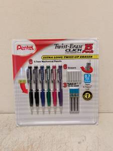 lot 47 image: NEW PENTEL 6 0.7MM MECHANICAL PENCILS