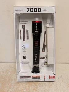lot 76 image: NEW INFINITY X1 7000 LUMENS RECHARGEABLE FLASHLIGHT