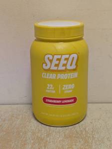 lot 114 image: NEW SEEQ CLEAR PROTEIN STRAWBERRY LEMONADE