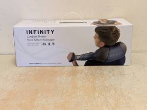 lot 116 image: INFINITY CORDLESS SHIATSU NECK & BODY MASSAGER