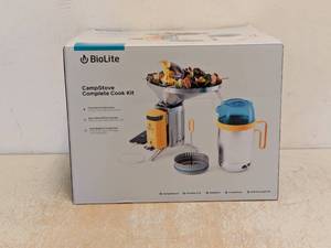 lot 119 image: NEW BIOLOTE CAMPSTOVE COMPLETE COOK KIT