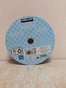 lot 128 image: NEW KIRKLAND SIGNATURE WIRE-EDGED RIBBON