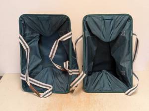 lot 142 image: (2) NEW CLM CARRY ALL TOTES GREEN