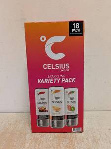 lot 159 image: NEW CELSIUS SPARKLING VARIETY PACK 18CT