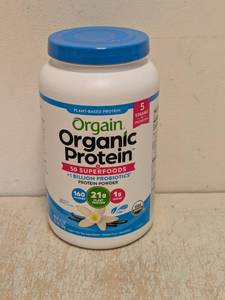 lot 111 image: NEW ORGAIN ORGANIC PROTEIN POWDER VANILLA BEAN