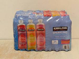 lot 177 image: KIRKLAND SIGNATURES SPARKLING FLAVORED WATER ZERO SUGAR
