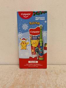 lot 191 image: NEW COLGATE BRUSHTASTIC GIFT PACK POKMON