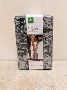 lot 195 image: NEW GAIAM FOAM YOGA BLOCK ULTIMATE STABILITY