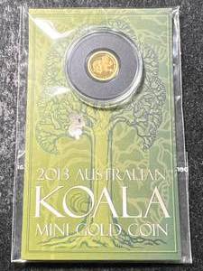 2013 AUSTRALIAN KOALA HALF GRAM .9999 PURE GOLD
