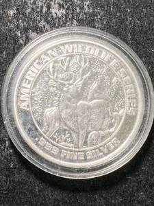 lot 13 image: .6 TROY OZ .999 FINE SILVER COLORADO MINING ROUND IN AIRTITE
