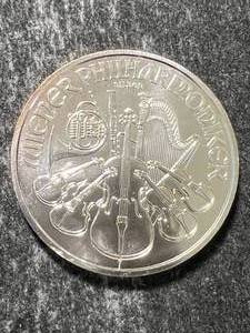 lot 28 image: 2021 AUSTRIAN PHILHARMONIC 1 TROY OZ .999 FINE SILVER