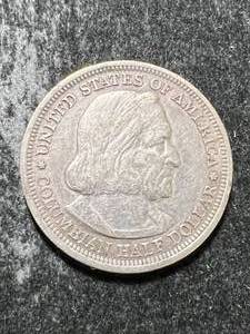 lot 50 image: 1893 US COLOMBIAN EXPO HALF DOLLAR