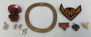 Misc. Vintage Jewelry Including Gold Filled Cuff links And More