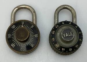 Vintage YALE And Dudley Combination Locks