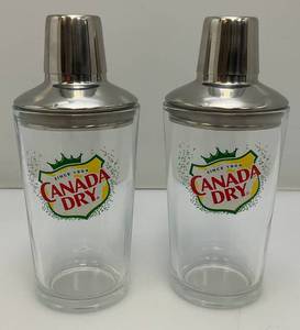 Pair Of Vintage CANADA DRY Drink Shakers 7