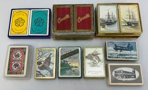 Misc. Vintage Collectible Playing Cards Including REMINGTON And More (Some Factory Sealed)