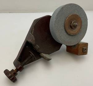 Antique Hand Turn Bench Grinder