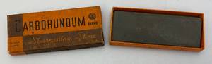 Antique Carborundum Razor Hone In Original Box