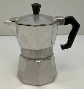 Vintage Junior Express Aluminum Expresso Stovetop Maker 1 Cup Personal Made in Italy 6