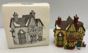 Vintage Dept. 56 Heritage Collection Dickens Village Series J.D. Nichols Toy SHop In Original Box (Chip On Awning)