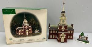 Vintage Dept. 56 Heritage Collection Historical Landmark Series Independence Hall In Original Box
