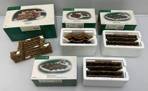 Vintage Department 56 Snow Village Accessories In Original Boxes