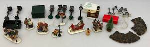 Vintage Department 56 Snow Village Accessories In Original Boxes