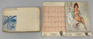 1966 Fritz Willis Artists Sketch Book Memo Calendar