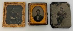 Two Antique Tintypes
