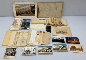 Misc. Antique Papers, Postcards And More