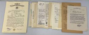 Misc. Military Papers And Certificate