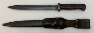 EST. $250.00 - $395.00 WW2 Matching Numbers  GERMAN K98 Bayonet, Scabbard & Frog
