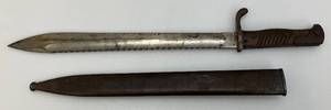 Est. $275.00 - $550.00 WWI SIMSON AND CO. SUHL (GERMAN) Sawback Bayonet WScabbard