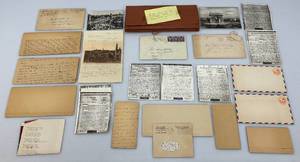 WWII War Letters In Holder