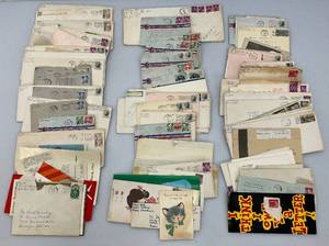 Misc. Vintage Letters With Stamps And More