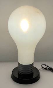 Vintage 22" Tall Lightbulb Display Piece Lamp (Works)
