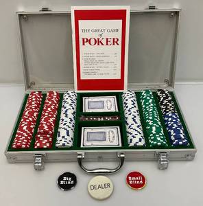 Nice Set Of Poker Chips And Playing Cards In Carrying Case
