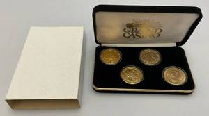 1990s Grand Casino Mille Lacs Minnesota Wildlife Including Duck ,Eagle, Moose & Bear Cubs Collectors Coins (In Protective Cases)