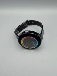 lot 75 image: Tian Harlan Rainbow Dial Wristwatch - Black Case & Leather Strap (Untested)