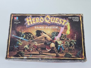 lot 253 image: Vintage HERO QUEST Board Game