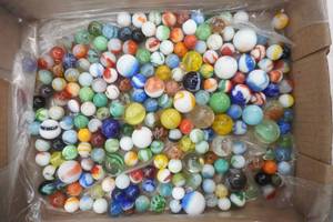 lot 3 image: Vintage Marbles 3.15lbs