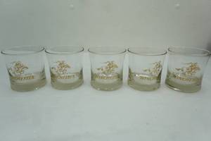 lot 41 image: Vintage Winchester Whiskey Tumblers 5ct