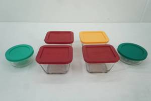 lot 62 image: Anchor Hocking & Pyrex Food Storage Containers wlids