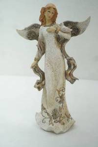 lot 111 image: Resin Angel Figurine 10.25 tall