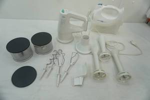 lot 211 image: Braun MultiMix 280 Watt Hand Mixer & Hamilton Beach Mixer