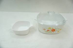 lot 216 image: Corningware Casseroles and 1 Lid