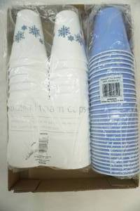lot 223 image: NEW 12 oz Styrofoam cups, 16 oz solo-type cups